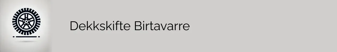 Dekkskifte Birtavarre