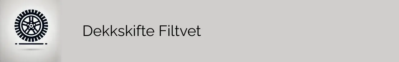 Dekkskifte Filtvet