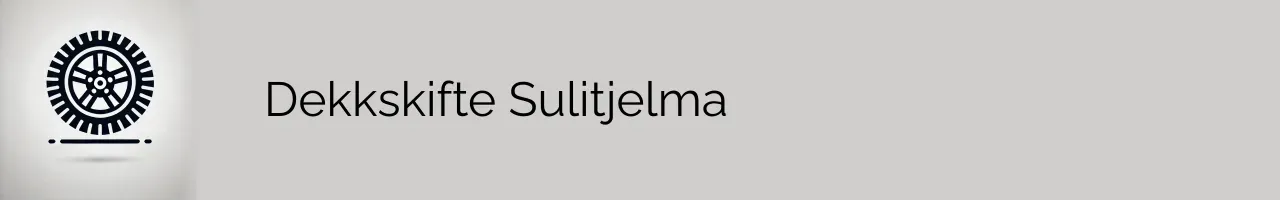 Dekkskifte Sulitjelma